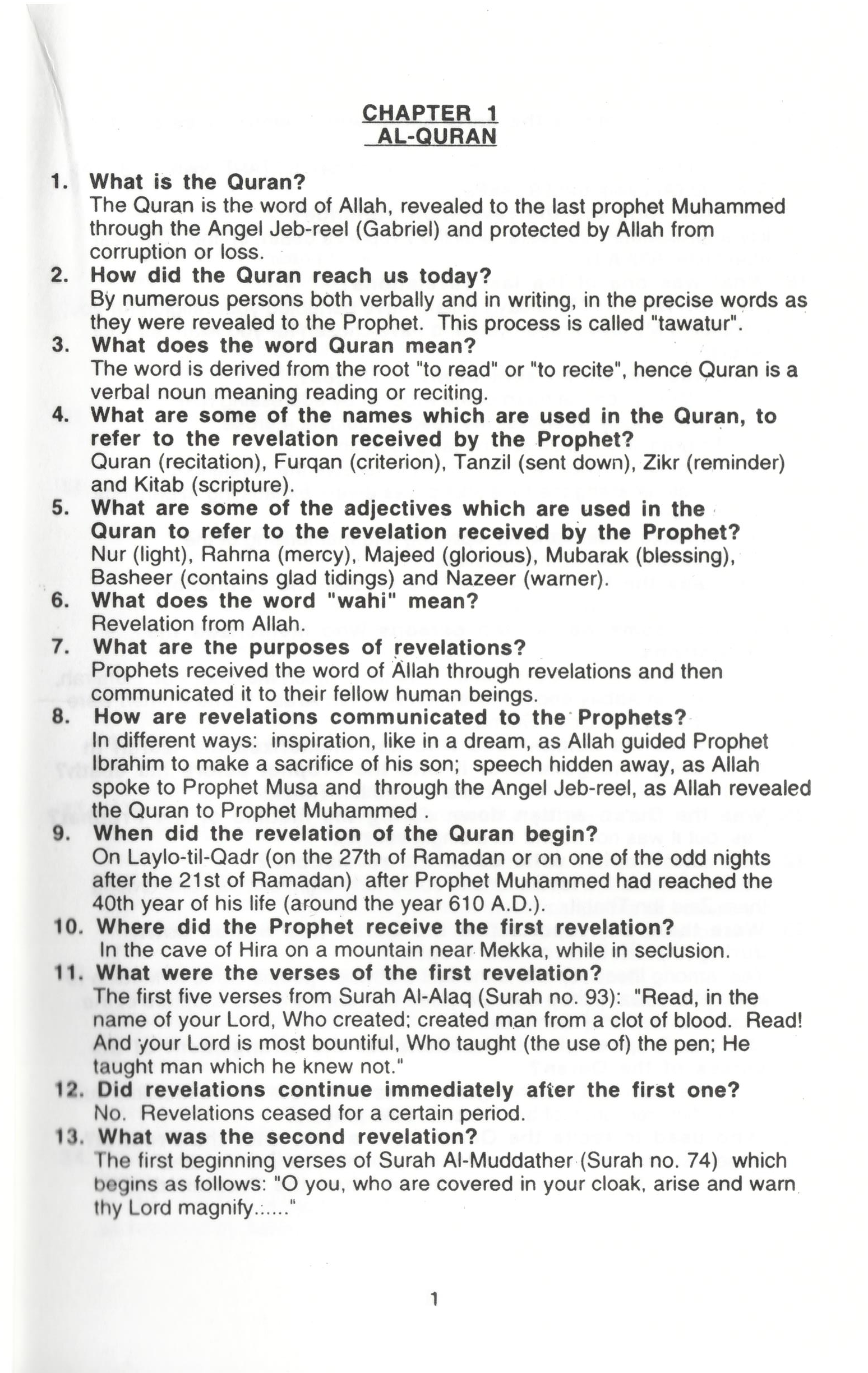 1000 Questions On Islam - Premium Book from I.B Publishers, Inc. - Just $6.99! Shop now at IQRA Book Center