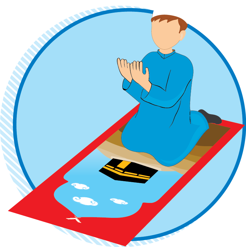 Prayer Children's Sajda Mat - Premium  from Furqaan Bookstore - Just $22! Shop now at IQRA Book Center