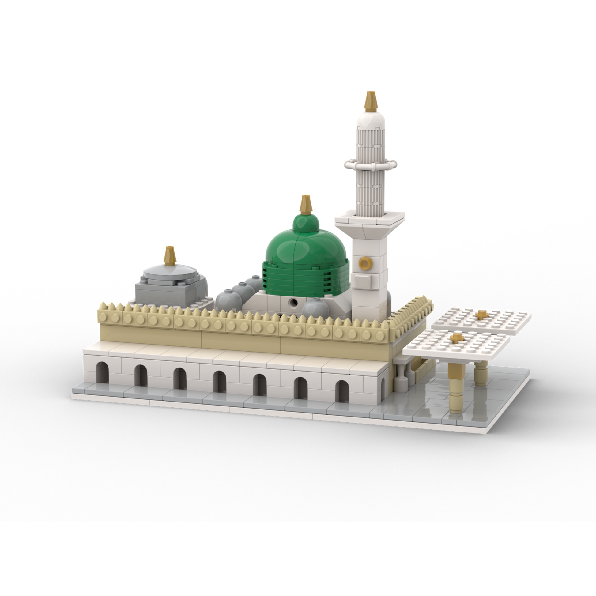 Masjid An-Nabwi- Model of the Prophets Mosque-Educational Islamic Building Blocks Set - Premium Puzzle and Game from Hani Book Store - Just $44.99! Shop now at IQRA Book Center