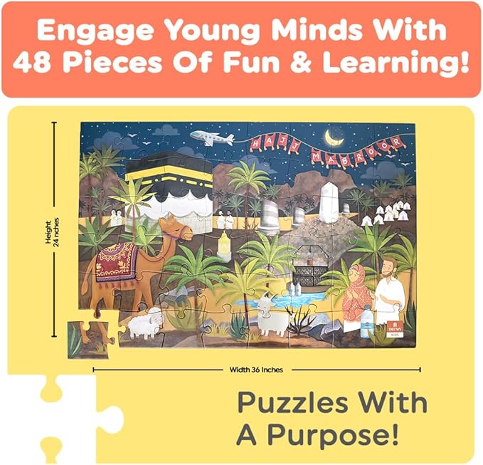 Hajj Adventure Puzzle - Premium Puzzle Game from Zam Zam Publishers - Just $28! Shop now at IQRA.ORG