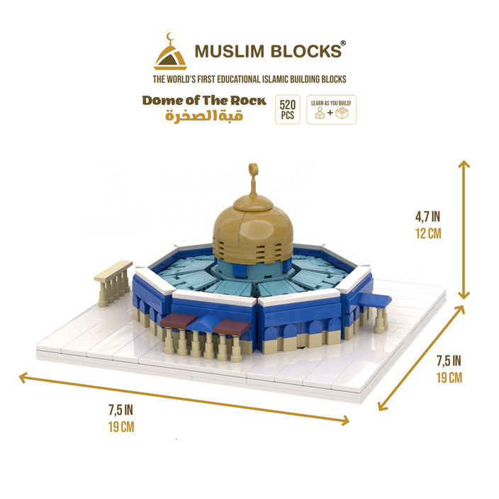 Dome of the Rock - Model of the Jerusalem-Educational Islamic Building Blocks Set - Premium Puzzle and Game from Hani Book Store - Just $44.99! Shop now at IQRA Book Center