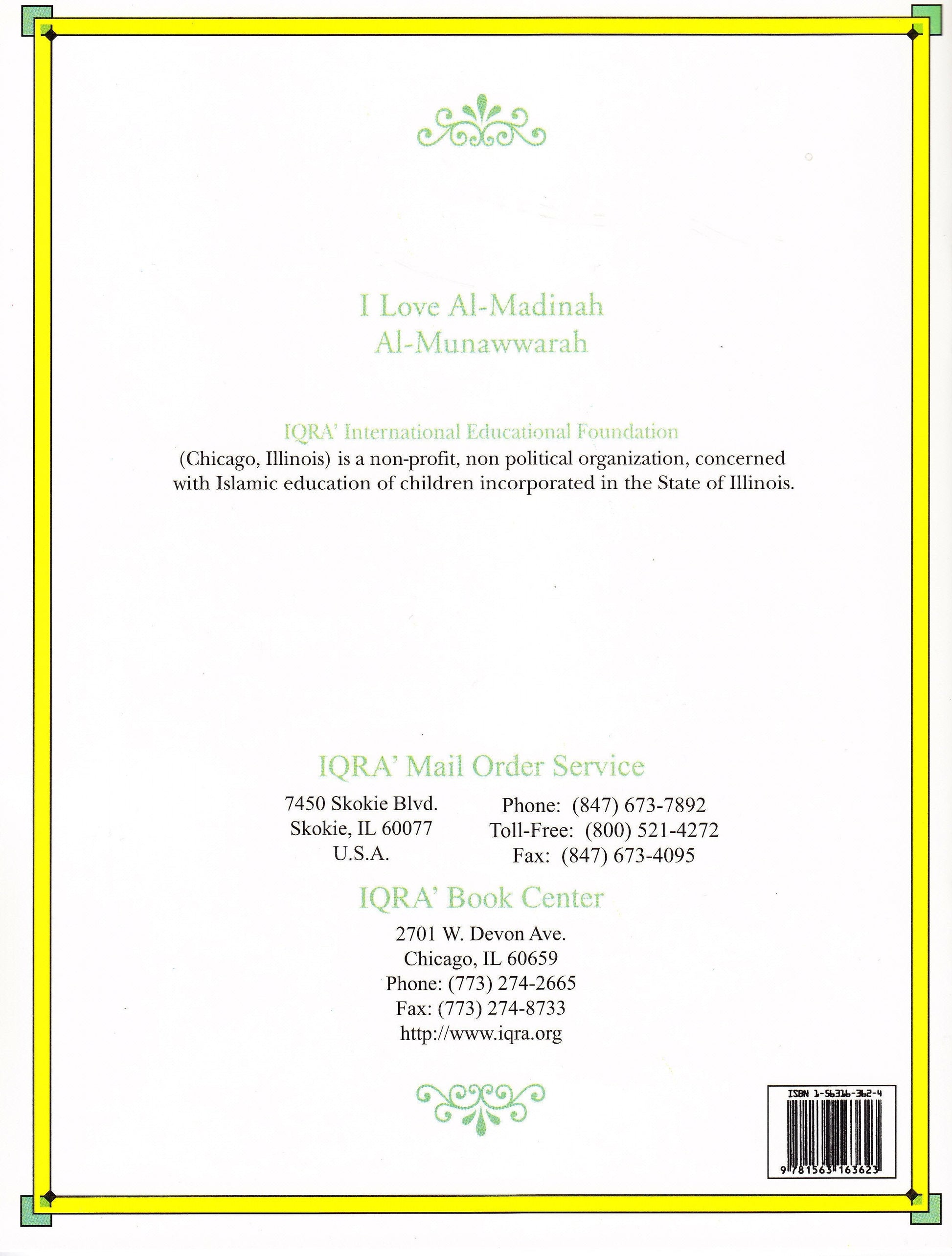 I Love al-Madinah al-Munawarah - Premium Book from IQRA' international Educational Foundation - Just $4! Shop now at IQRA Book Center | A Division of IQRA' international Educational Foundation