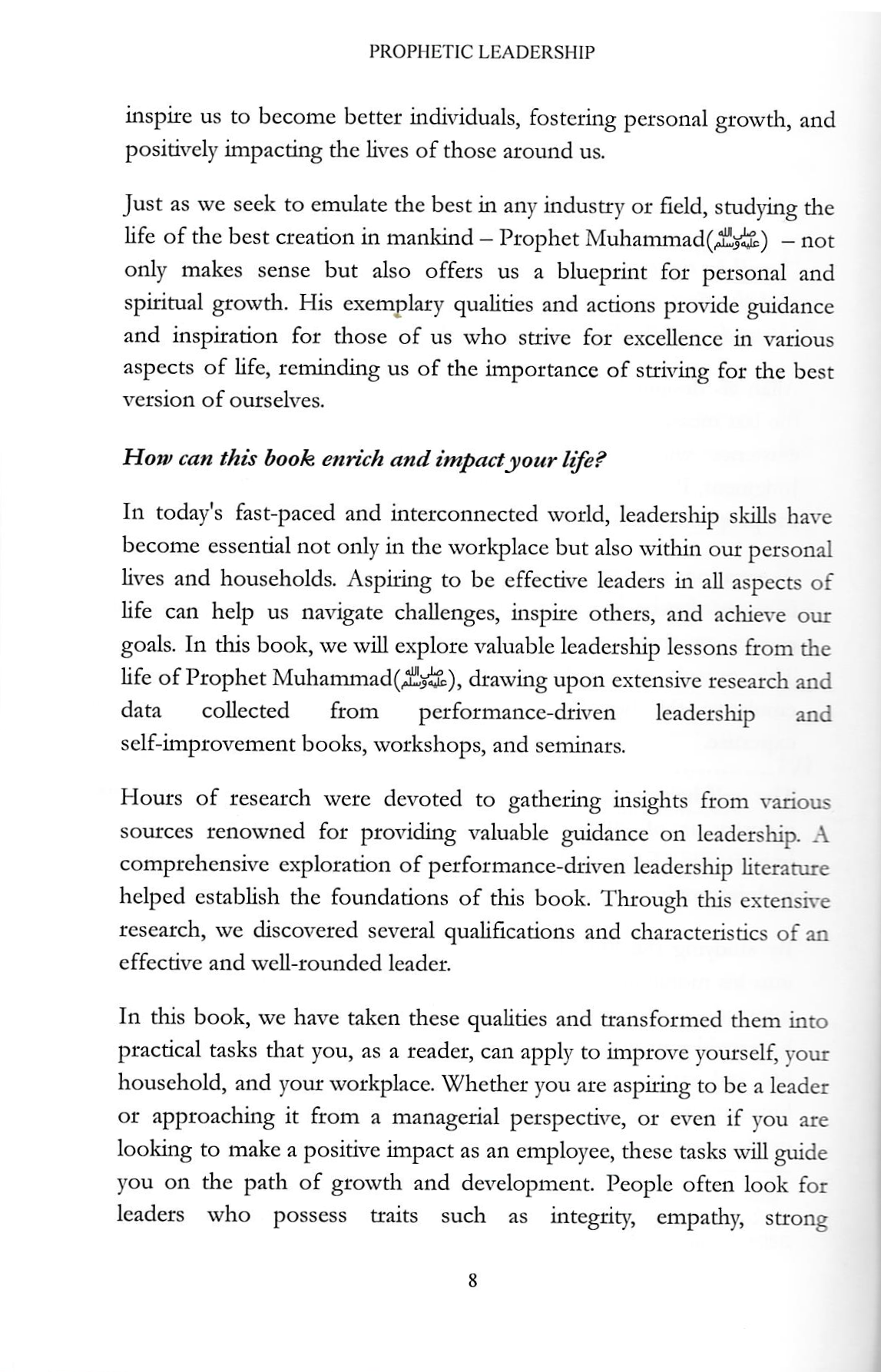 Prophetic Leadership - Premium Book from IQRA' international Educational Foundation - Just $10.95! Shop now at IQRA.ORG