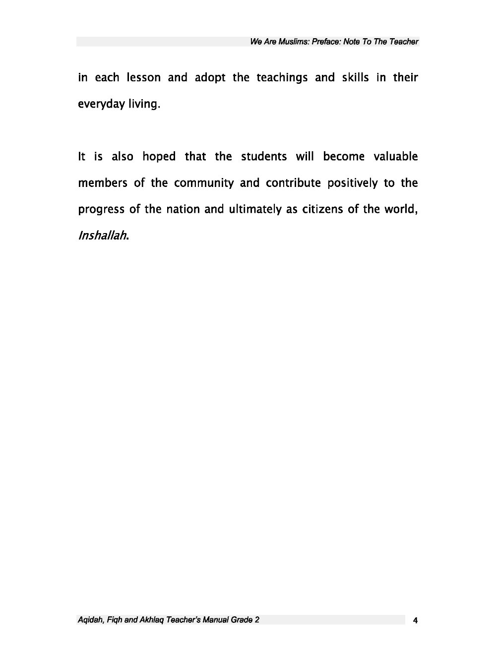 Teacher's Manual: We Are Muslim Grade 2 - Premium Textbook from IQRA' international Educational Foundation - Just $30! Shop now at IQRA Book Center