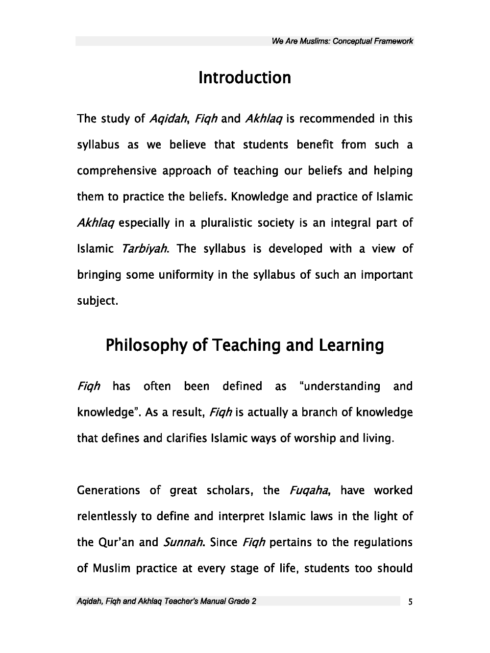 Teacher's Manual: We Are Muslim Grade 2 - Premium Textbook from IQRA' international Educational Foundation - Just $30! Shop now at IQRA Book Center