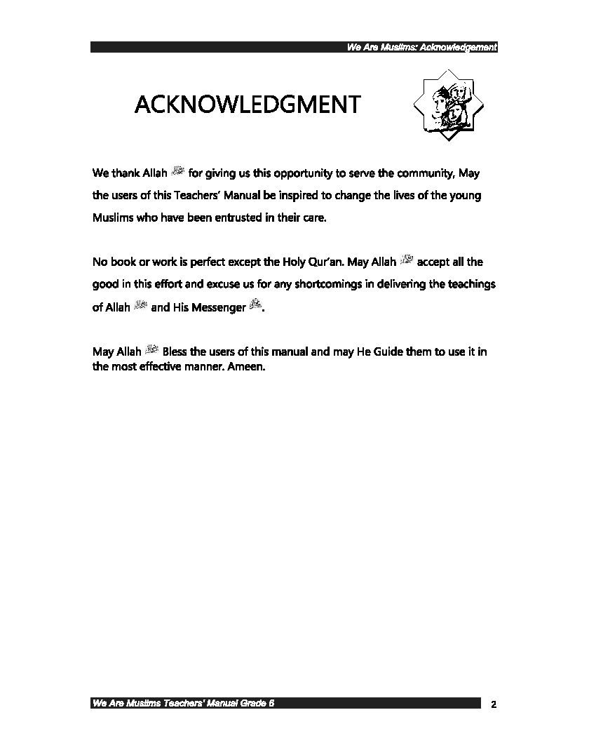 Teacher's Manual: We Are Muslim Grade 6 - Premium Text Book from IQRA' international Educational Foundation - Just $35! Shop now at IQRA Book Center | A Division of IQRA' international Educational Foundation