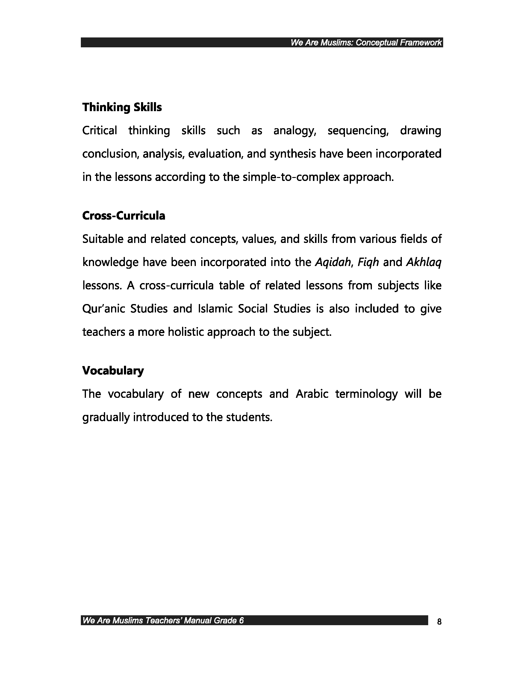 Teacher's Manual: We Are Muslim Grade 6 - Premium Text Book from IQRA' international Educational Foundation - Just $35! Shop now at IQRA Book Center | A Division of IQRA' international Educational Foundation