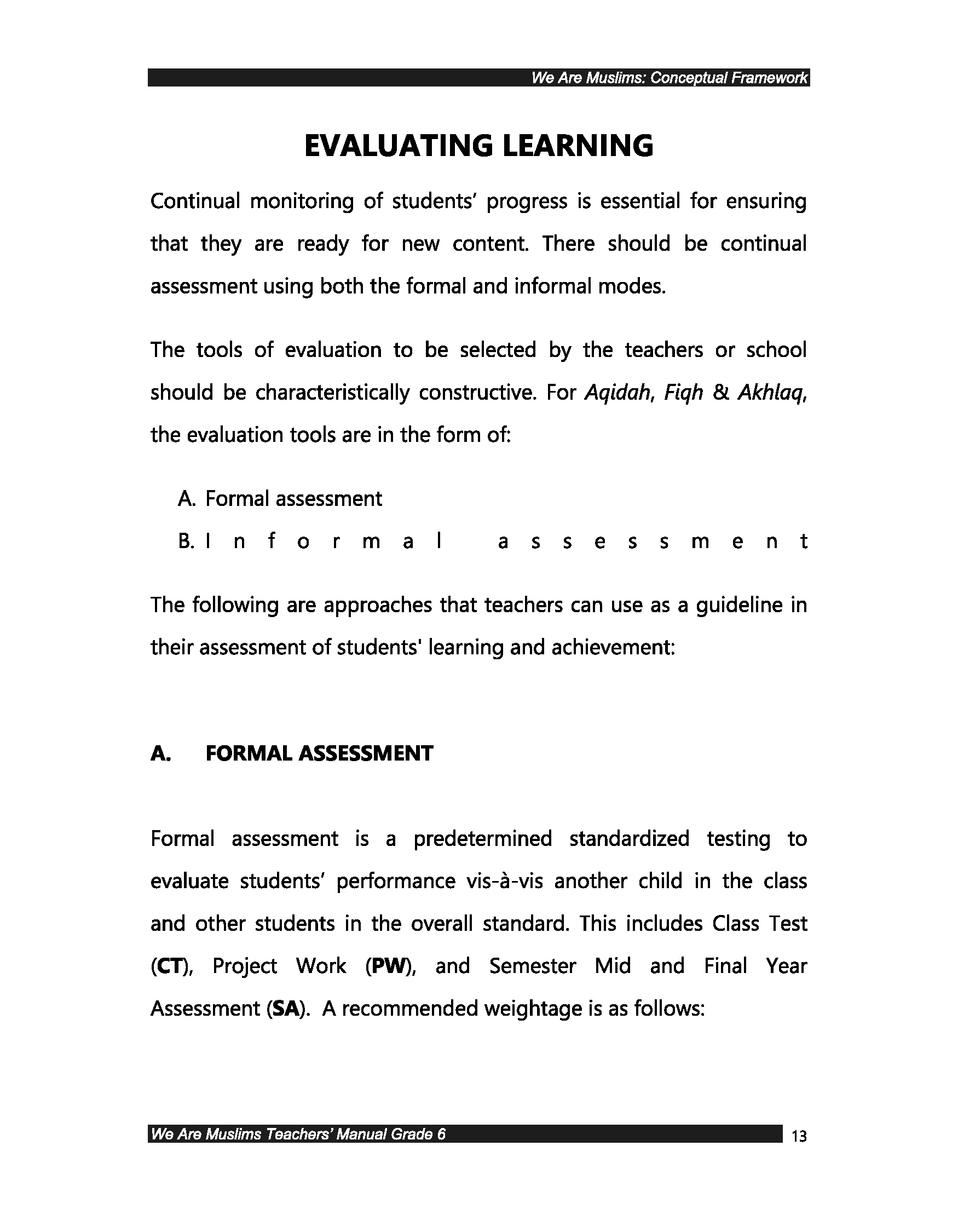 Teacher's Manual: We Are Muslim Grade 6 - Premium Text Book from IQRA' international Educational Foundation - Just $35! Shop now at IQRA Book Center | A Division of IQRA' international Educational Foundation