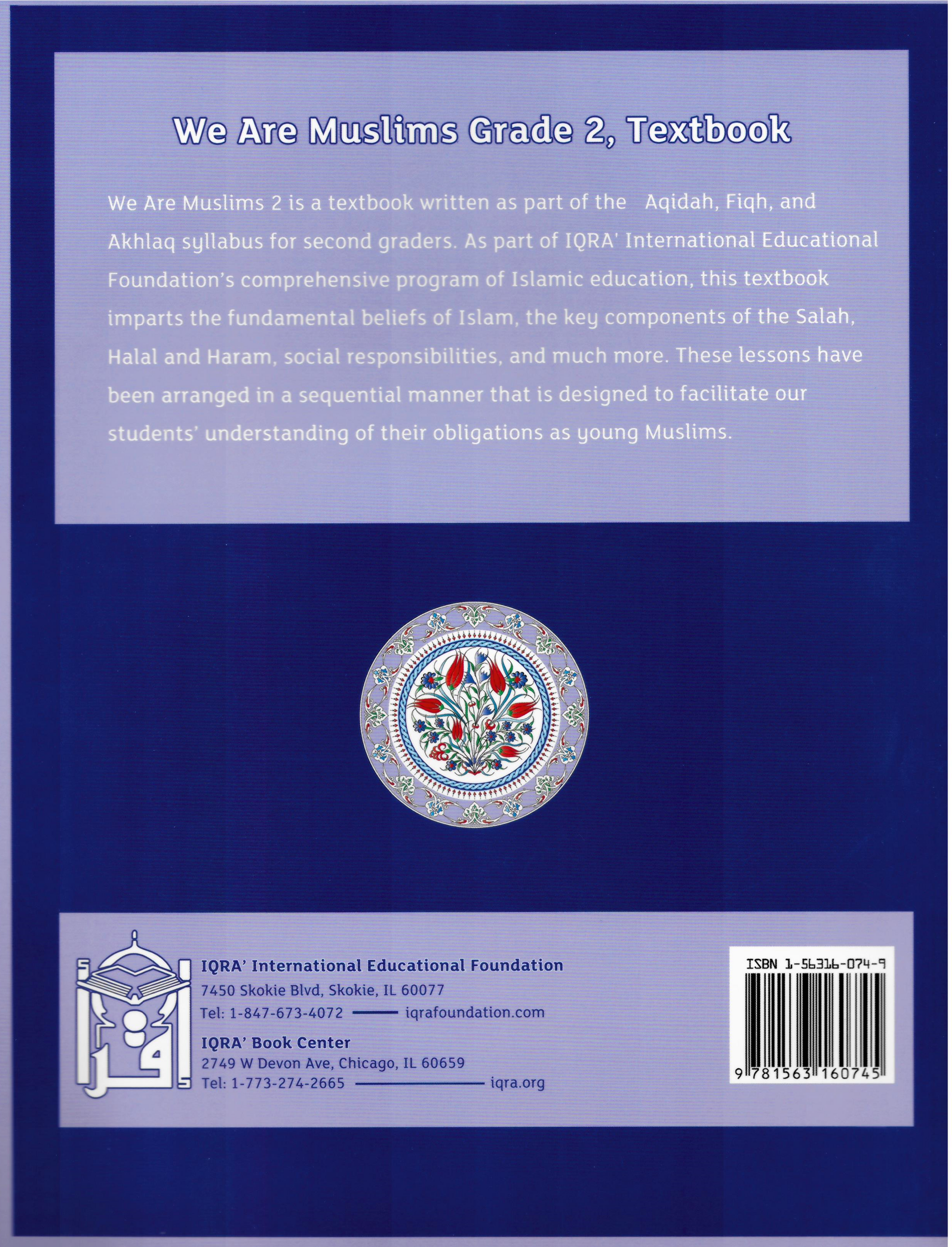 We Are Muslims: Elementary Grade 2 Textbook - Premium Textbook from IQRA' international Educational Foundation - Just $14.99! Shop now at IQRA Book Center