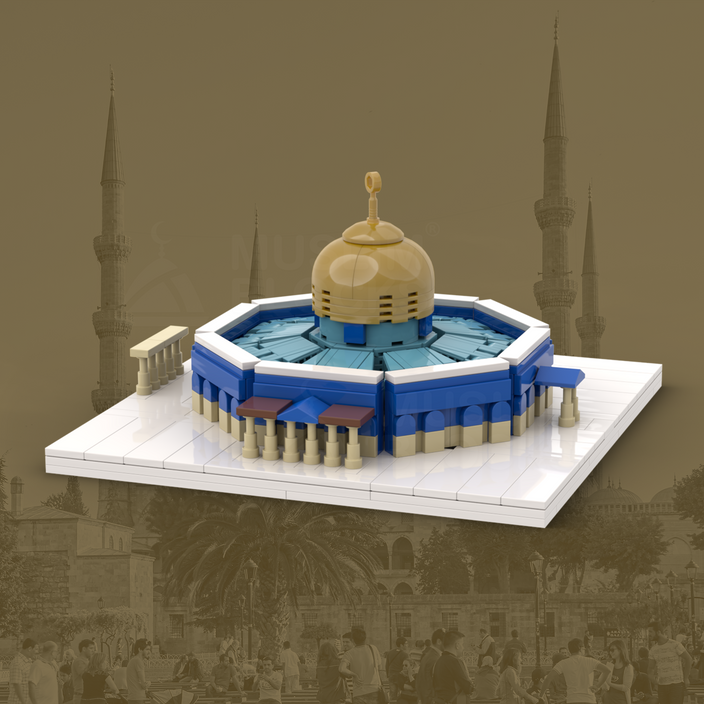 Dome of the Rock - Model of the Jerusalem-Educational Islamic Building Blocks Set - Premium Puzzle and Game from Hani Book Store - Just $44.99! Shop now at IQRA Book Center