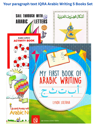 IQRA Arabic Writing 5 Books Set - Premium IQRA from IQRA' international Educational Foundation - Just $35! Shop now at IQRA.ORG