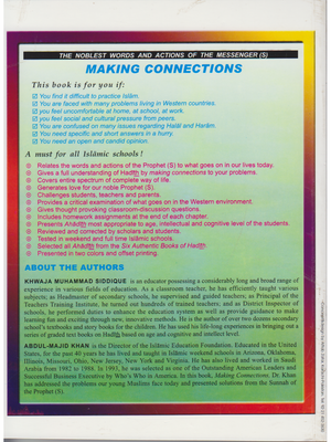 Making Connections - Premium Book from Islamic Education Foundation - Just $2! Shop now at IQRA.ORG