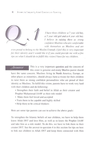 Answers to F.A.Q. Parenting 2