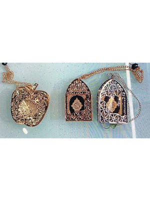 Car Hanging Decoration: Metal Book Fancy (Nile) - Premium Car Hanging Decoration from Source Of The Niles - Just $8! Shop now at IQRA.ORG