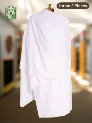 Ihram-Ahram 2 Pieces Towel - Premium Ihram from Zam Zam Publishers - Just $35! Shop now at IQRA.ORG