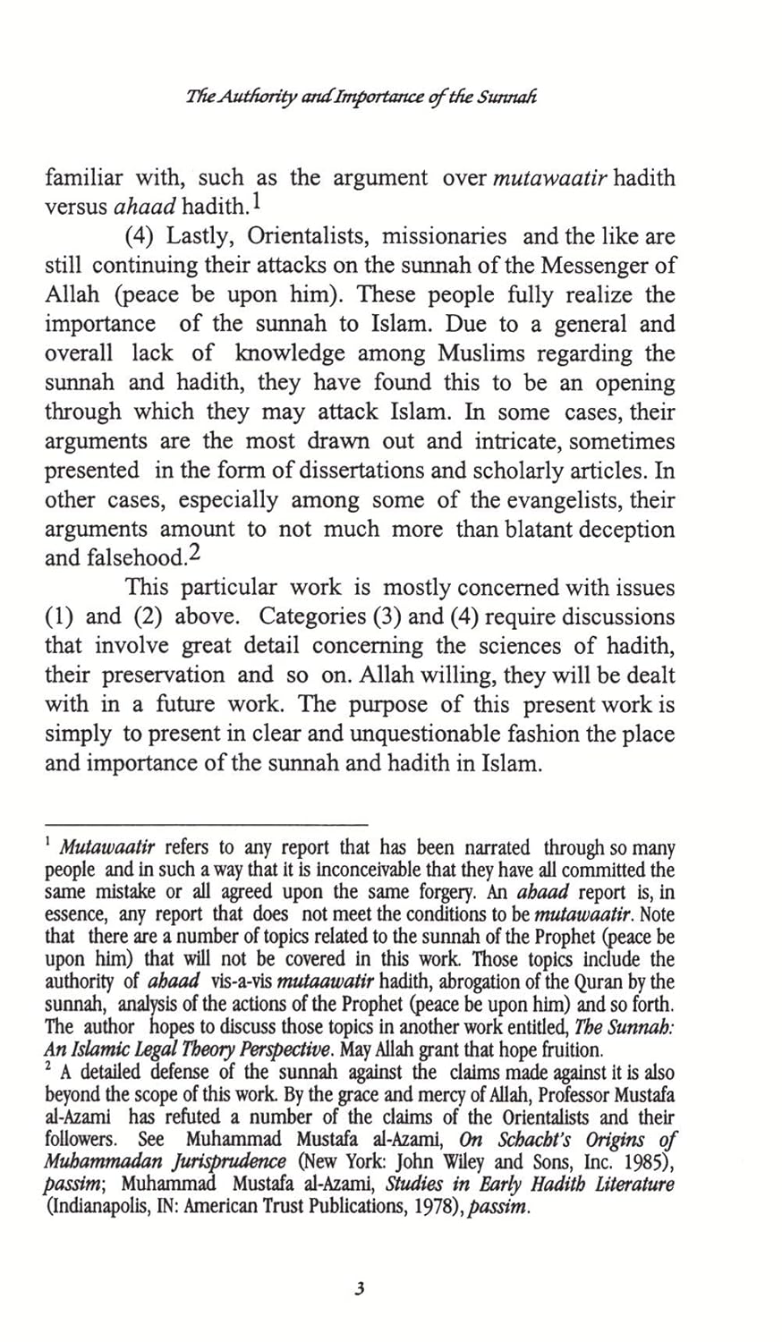 Authority and Importance of the - Premium  from AL-Basheer Publications & Translations - Just $16! Shop now at IQRA.ORG