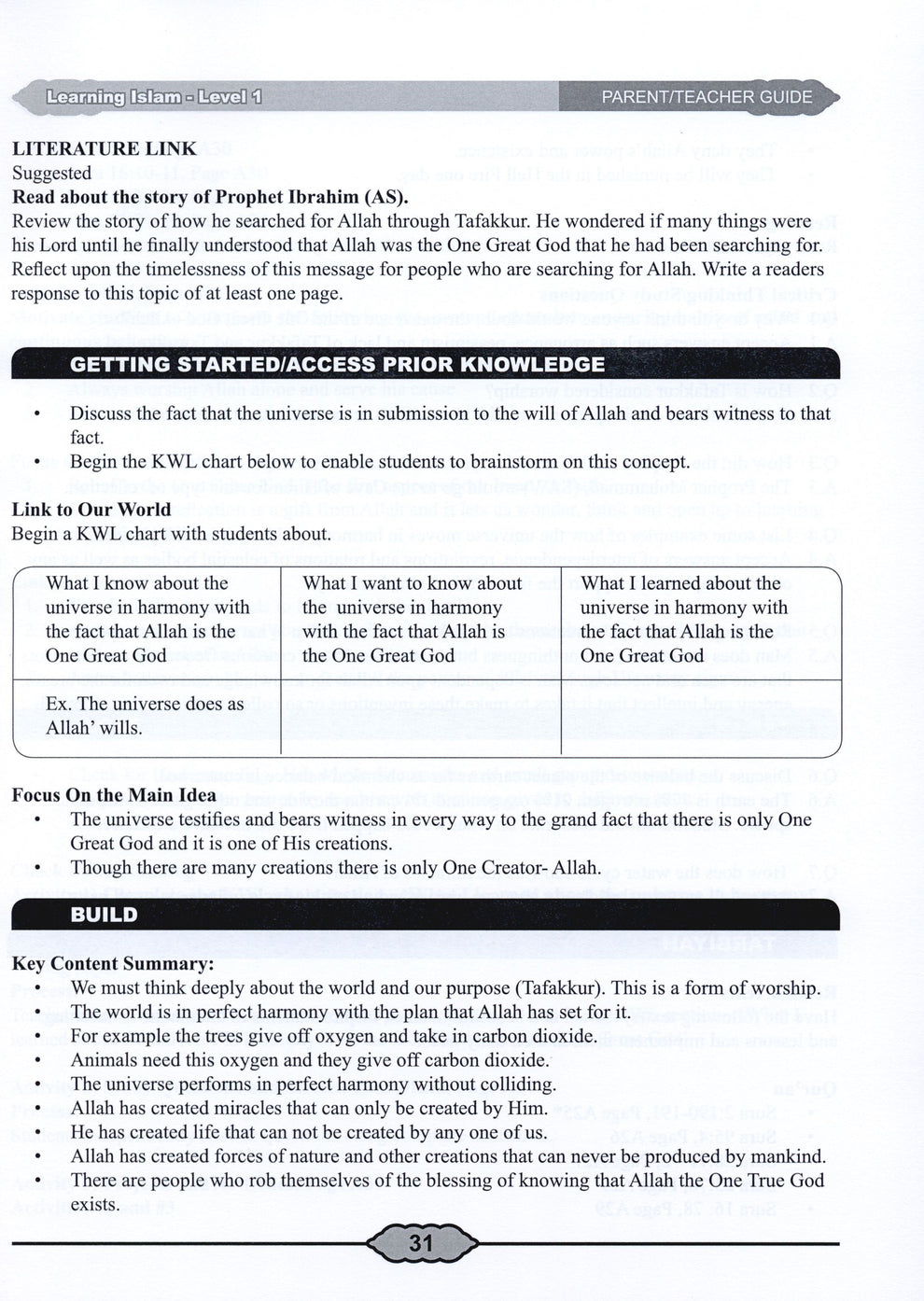 Learning Islam Teacher Manual 1 - Premium Book from NoorArt Inc. - Just $31.99! Shop now at IQRA.ORG