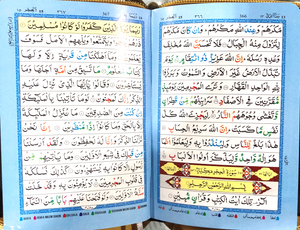 Zipper Qur'an # 119 Color Coded Tajweed 13 line Pocket - Premium Quran from I.B Publishers, Inc. - Just $16! Shop now at IQRA Book Center
