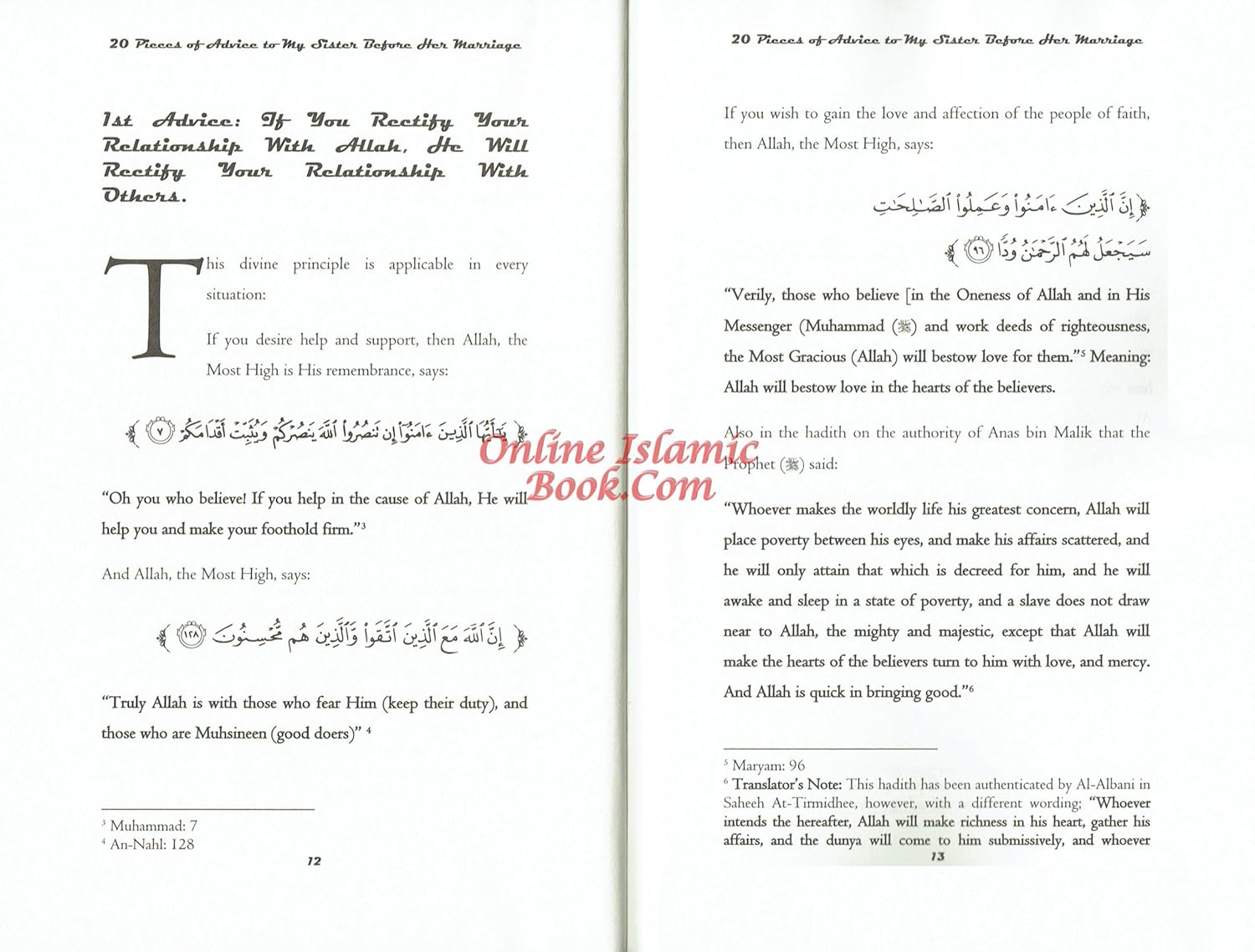 20 Pieces of Advice to my Sister - Premium  from Goodword Books - Just $14.95! Shop now at IQRA.ORG