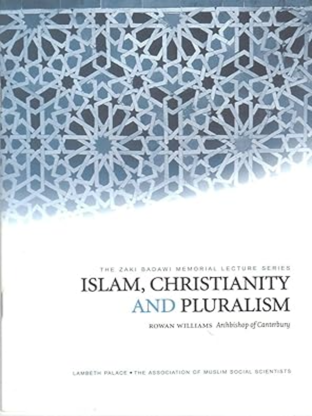 Islam Christianity & Pluralism