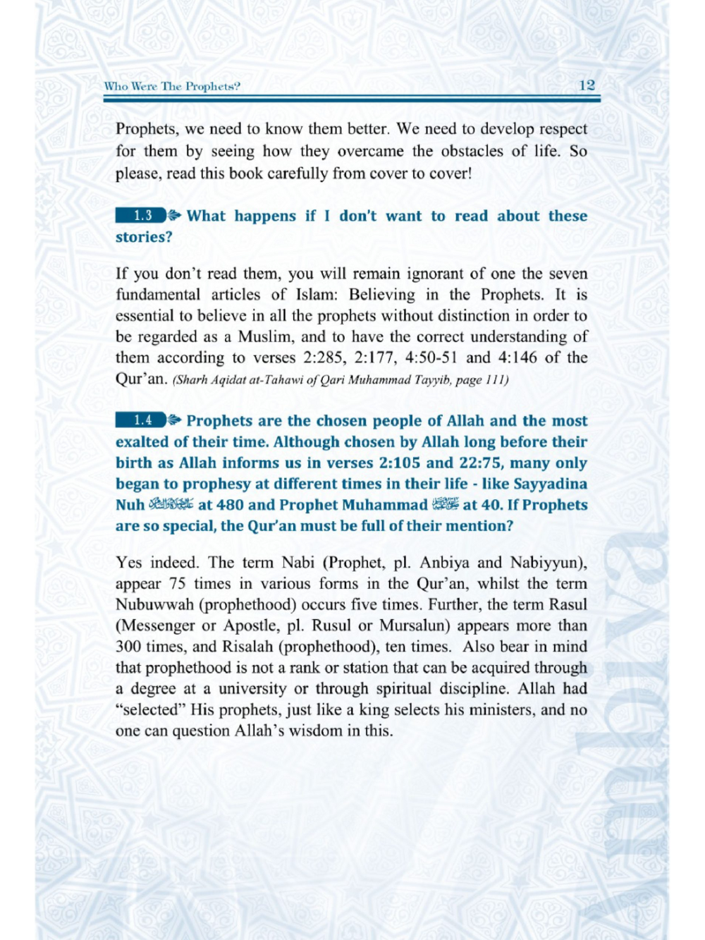 How Well do you know the Ambiya - Premium Textbook from Zam Zam Publishers - Just $12.95! Shop now at IQRA Book Center 