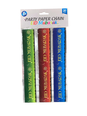 Happy Eid Mubarak Chain (30 Pcs)