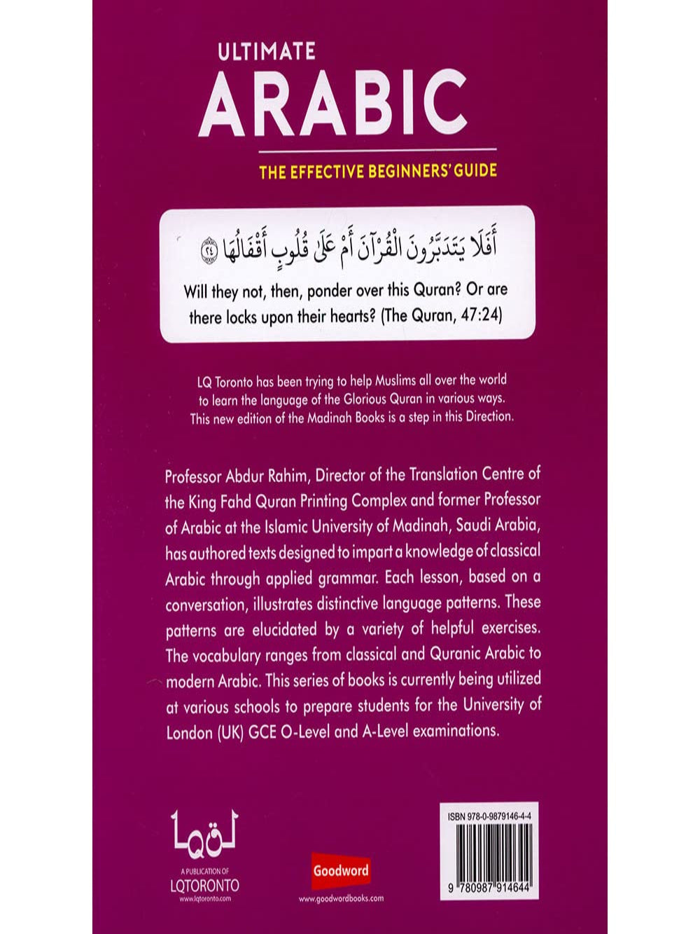 Ultimate Arabic Book-3A - Premium Textbook from I.B Publishers, Inc. - Just $20! Shop now at IQRA.ORG
