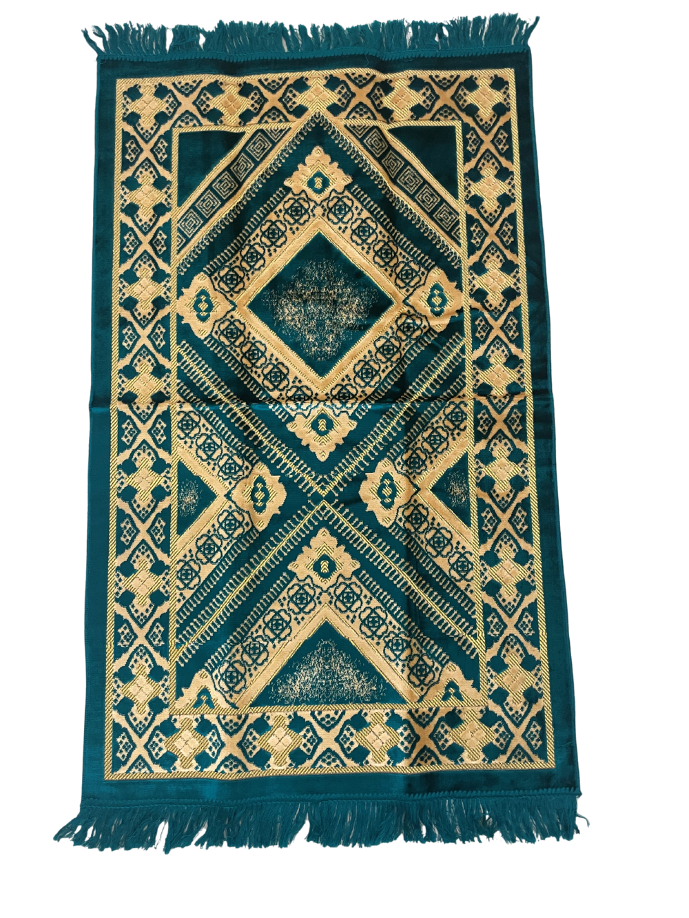 Prayer Rug-Classic Mix Design - Premium Prayer Rug from Zam Zam Publishers - Just $16! Shop now at IQRA Book Center 