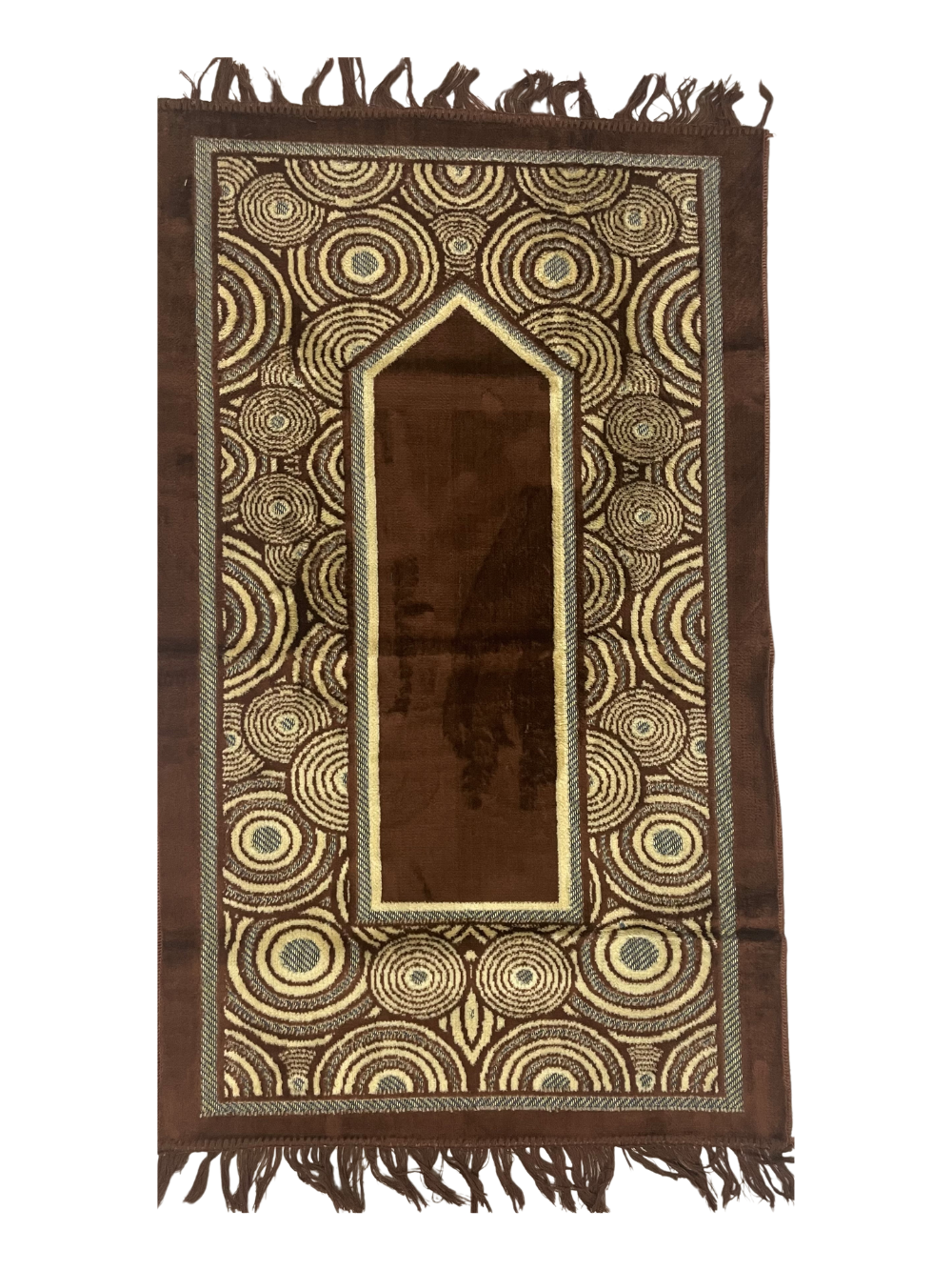 Prayer Rug Taqwa Mix Design Budget - Premium Prayer Rug from Zam Zam Publishers - Just $10! Shop now at IQRA.ORG