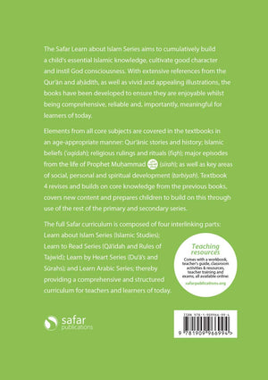 Safar Islamic Studies Textbook 4 - Premium Text Book from Hani Book Store - Just $14.99! Shop now at IQRA.ORG