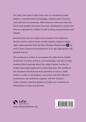 Safar Islamic Studies Workbook 6 - Premium Workbook from Hani Book Store - Just $8.99! Shop now at IQRA.ORG