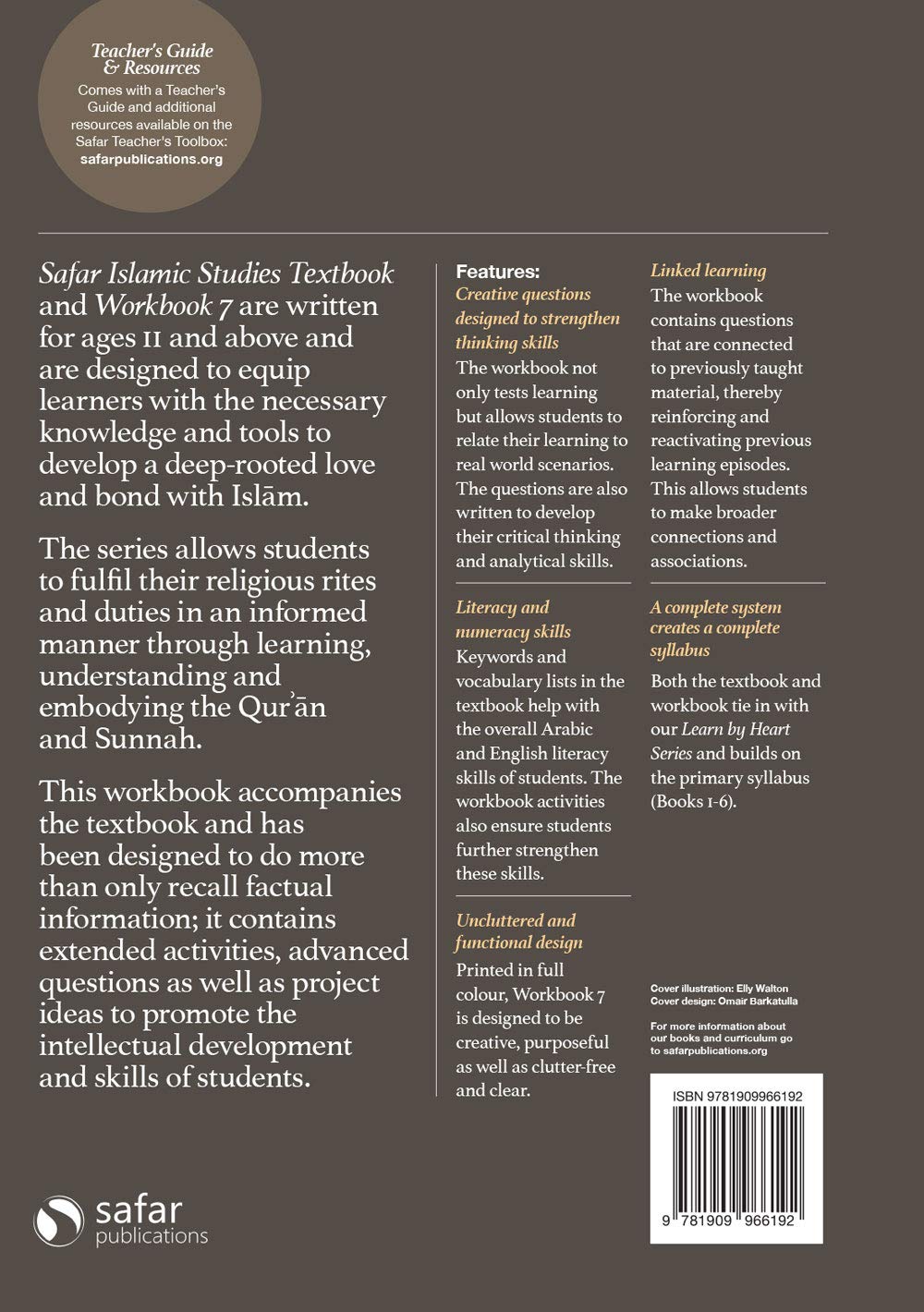 Safar Islamic Studies Workbook Level 7 - Premium Workbook from Hani Book Store - Just $11.99! Shop now at IQRA.ORG