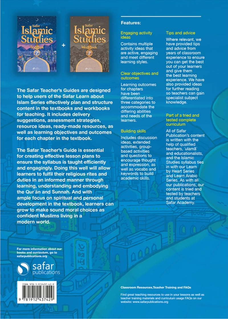 Safar Teacher’s Guide for Islamic Studies Book 7 - Premium Textbook from Hani Book Store - Just $23.99! Shop now at IQRA.ORG