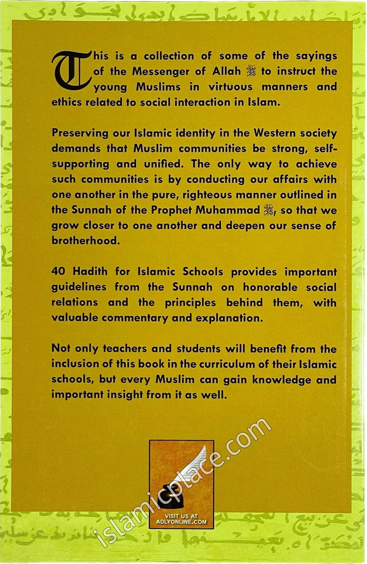 40 Hadith for Islamic Schools2 - Premium Book from Al-Firdous Ltd. London - Just $7! Shop now at IQRA.ORG