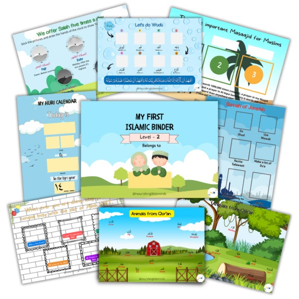 My First Islamic Binder Level -2 - Premium Calendars from Zam Zam Publishers - Just $25! Shop now at IQRA.ORG