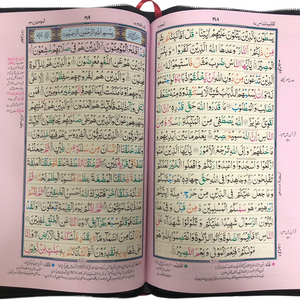 Zipper Qur'an 16 line Color Coded Tajweed #H-23/Z