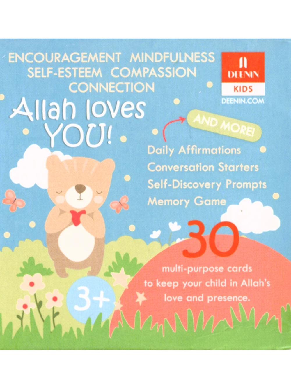 Kids Allah Loves You Affirmation Cards