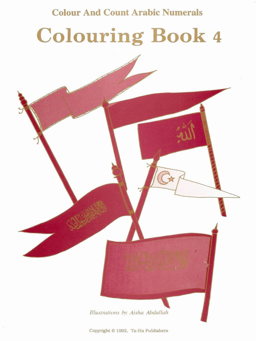 Color and Count Arabic Numerals - Coloring Book 4