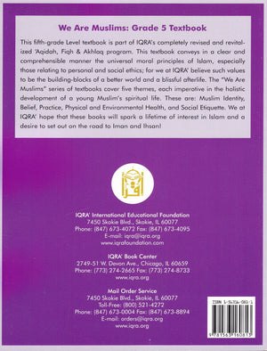 We Are Muslims: Elementary Grade 5 Textbook - Premium Textbook from IQRA' international Educational Foundation - Just $14.99! Shop now at IQRA Book Center