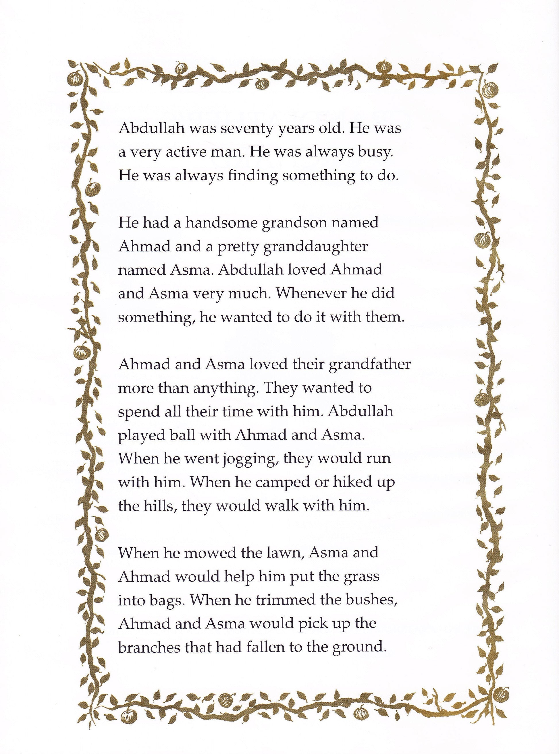 Grandfather's Orchard - Premium Textbook from IQRA' international Educational Foundation - Just $12! Shop now at IQRA' international Educational Foundation