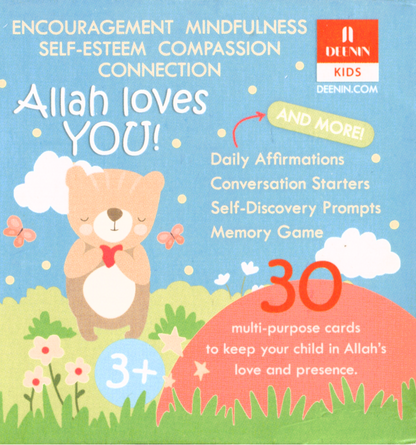 Kids Allah Loves You Affirmation Cards