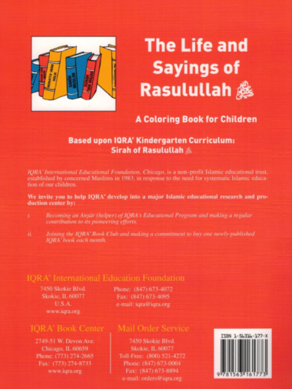 Life and Sayings of Rasulullah Coloring Book - Premium Activity Coloring Book from IQRA' international Educational Foundation - Just $8! Shop now at IQRA.ORG