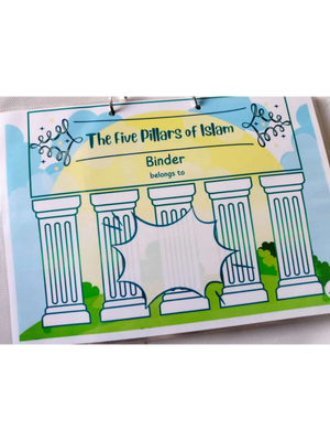 My Five Pillars of Islamic Binder