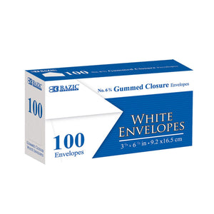 Envelopes 3.5 X 6.5 inch- 100