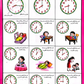 Picture Chart Set of 10 Arabic Words Numbers & More.