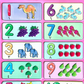 Picture Chart Set of 10 Arabic Words Numbers & More.