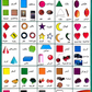 Picture Chart Set of 10 Arabic Words Numbers & More.