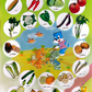 Picture Chart Set of 10 Animals & Fruits