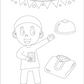 10 Sunnah of Eid Coloring Book