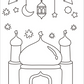 Ramadan Countdown Coloring Book